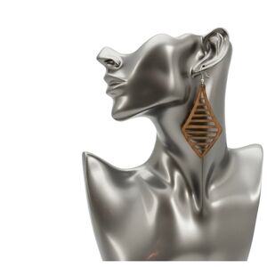 Anchor ▪︎ Wood Enriched Laser Cut Earringz